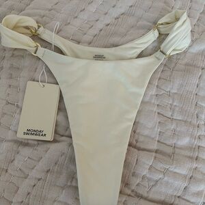 Monday Swimwear Ivory Morocco Bikini Bottom